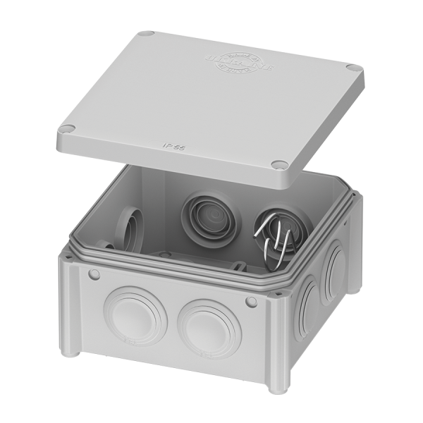 Розподільна коробка зовнішня 100*100*50 мм IP65 PLANK (IB006/90020094)