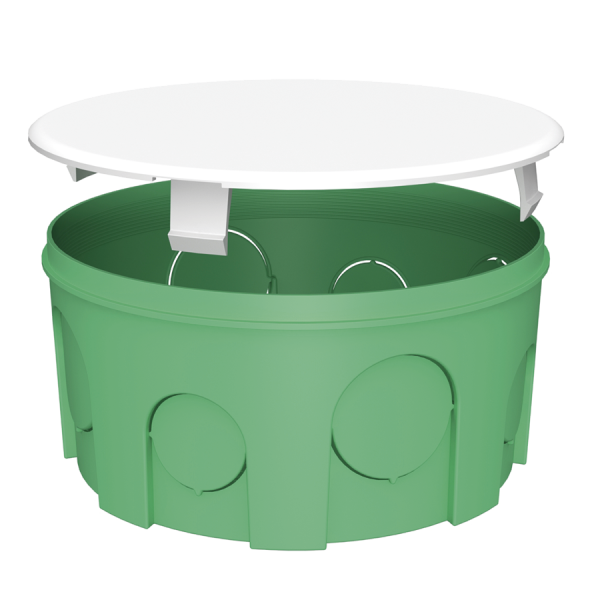 Розподільна коробка в бетон Ø100x50 мм круг PLANK (MB103/PLK6103500)