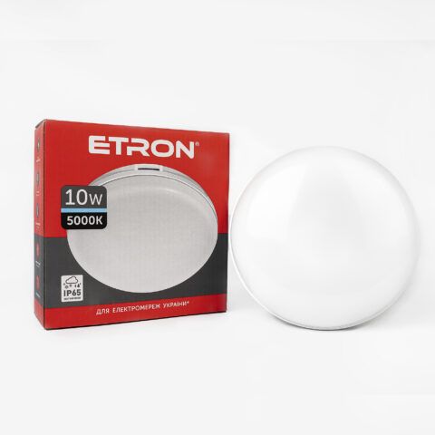 Світильник накладний ETRON LED 10W 5000K circle USD (1-ECP-502-C)