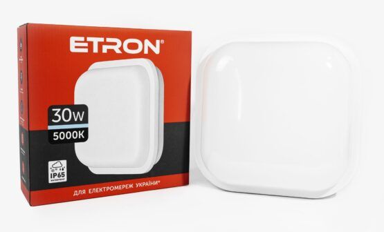 Світильник накладний ETRON LED 30W 5000K square USD (1-ECP-513-S)