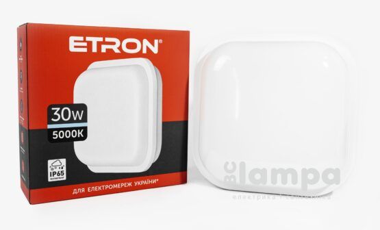 Світильник накладний ETRON LED 30W 5000K square USD (1-ECP-513-S)