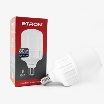 Лампа ETRON LED T140 80W 6500K E40 USD (1-EHP-308)