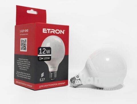 Лампа ETRON LED G95 12W 4200K E27 Light Power (1-ELP-040)