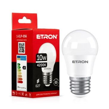 Лампа ETRON LED G45 10W 4200K E27 Light Power (1-ELP-056)