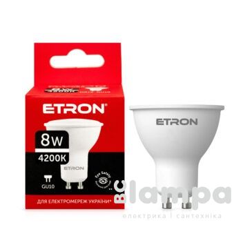 Лампа ETRON LED MR16  8W 4200K GU10  Light Power (1-ELP-088)
