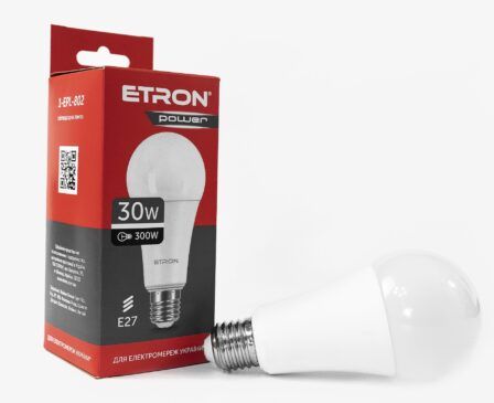 Лампа ETRON LED A67 30W 4200K E27 Light Power (1-EPL-802)