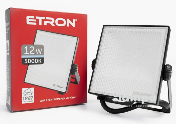 Прожектор ETRON Spotlight Power LED  12W 5000K (1-ESP-202)