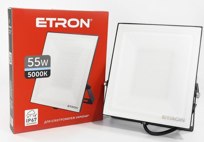 Прожектор ETRON Spotlight Power LED  55W 5000K (1-ESP-208)