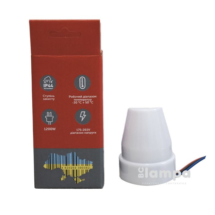 Датчик сутінковий ETRON 10A Sensor IP44 (1-ESP-351)