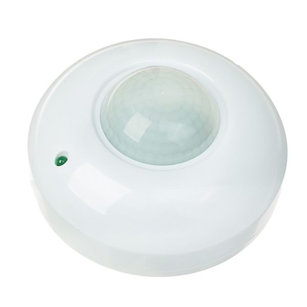 Датчик руху з датчиком освітленості ETRON Sensor IP20 360 білий (1-ESP-356)