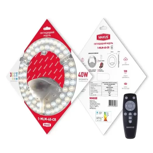 Модуль LED MAXUS 40W Module Circle Remote 1-MLM-40-CR