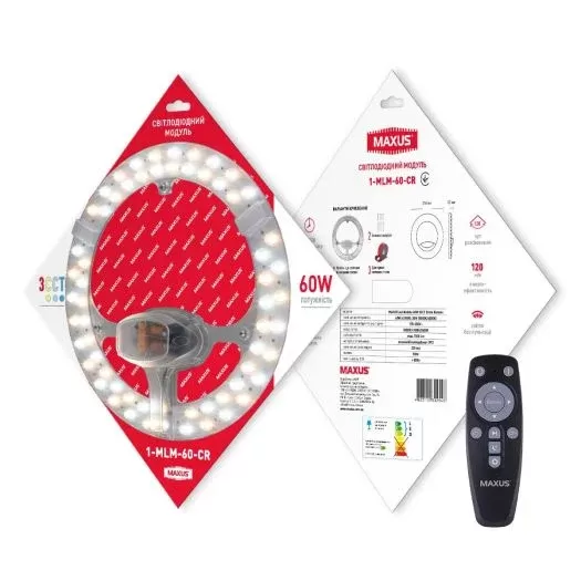 Модуль LED MAXUS 60W Module Circle Remote 1-MLM-60-CR