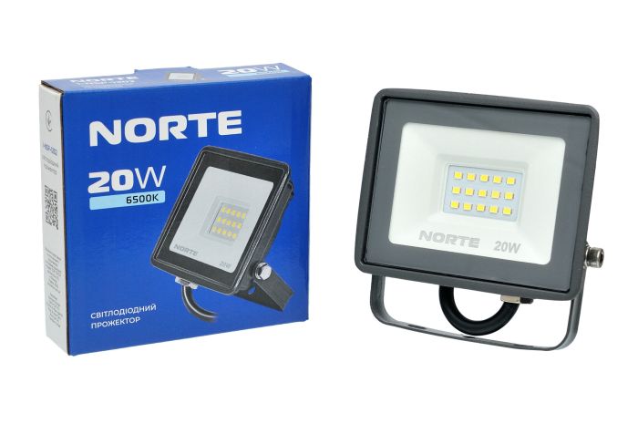 Прожектор ETRON NORTE LED  20W 6500K  (1-NSP-1202)