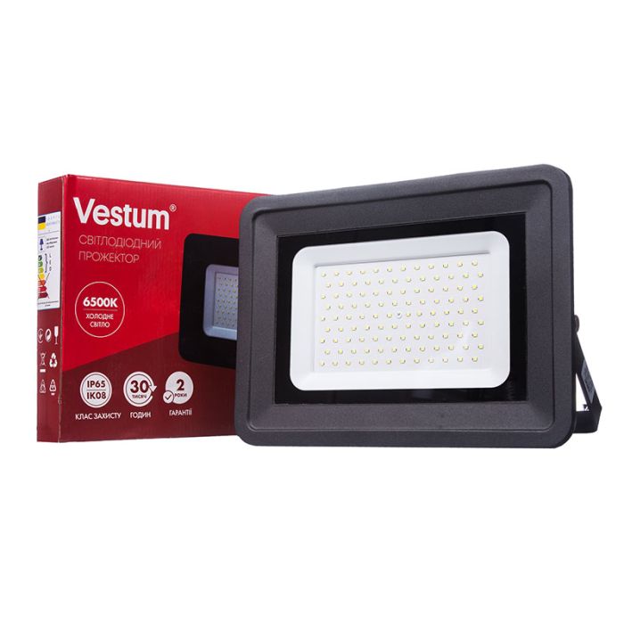 Прожектор VESTUM LED 100W 6500K IP65 8800Lm 185-265V (1-VS-3006)