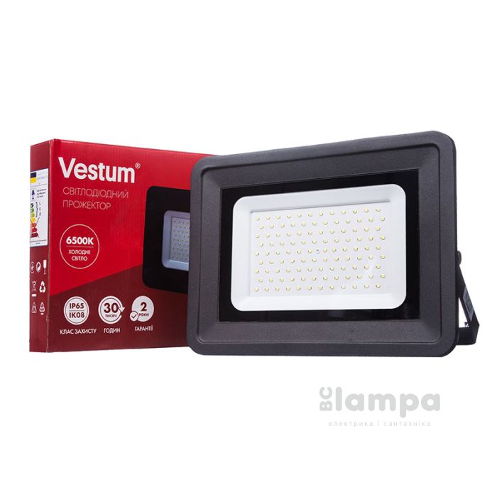 Прожектор VESTUM LED 100W 6500K IP65 8800Lm 185-265V (1-VS-3006)