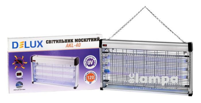 Світильник "пастка для комах" DELUX AKL-40  3*20W люмінісцентний (10093967)