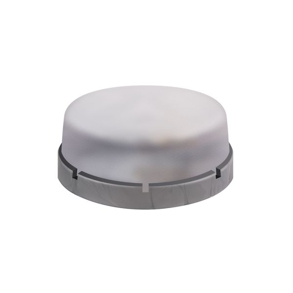 Светильник настенный ERKA 1065-S сталь / прозорий круг 26W Е27 IP65