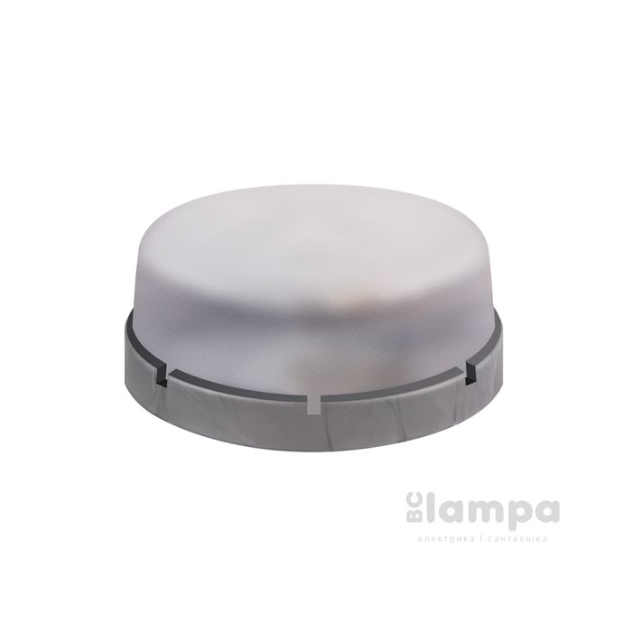 Светильник настенный ERKA 1065-S сталь / прозорий круг 26W Е27 IP65