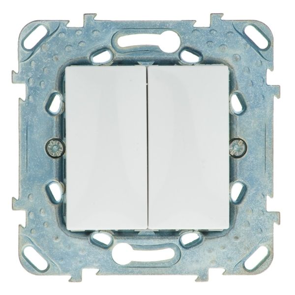 SCHNEIDER UNICA білий вимикач 2 - кл. сх.5 (MGU3.211.18)