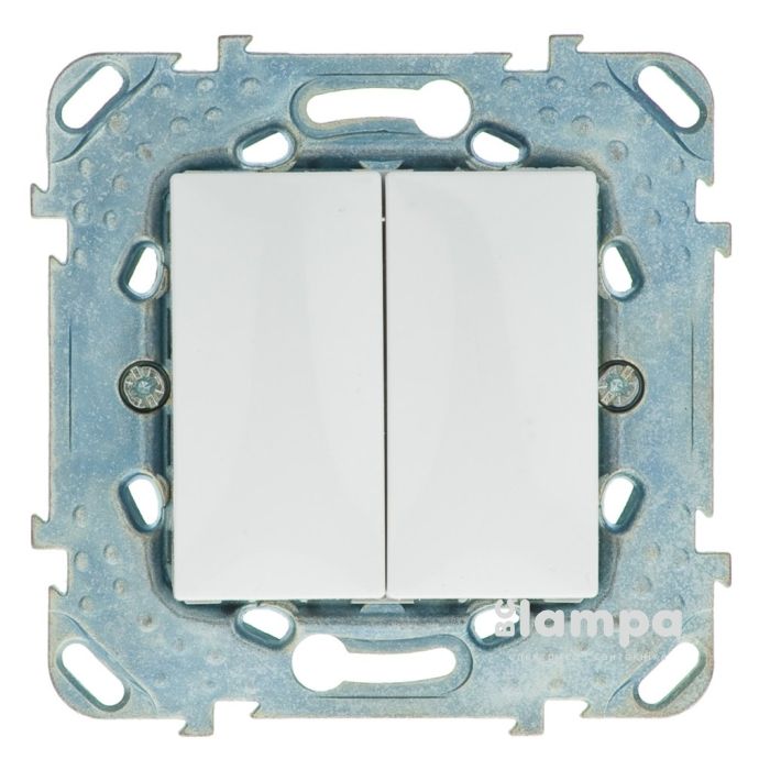 SCHNEIDER UNICA білий вимикач 2 - кл. сх.5 (MGU3.211.18)