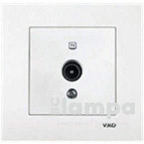 Розетка Біла ТV кінцева Karre VIKO (90960010)