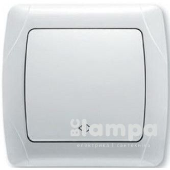 Выключатель белый 1- кл. "#" реверсивний VIKO CARMEN (90561031)