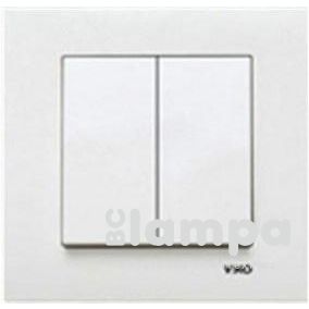 Вмикач Білий 2- кл. Karre VIKO (90960002)