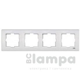 Рамка Біла 4- на  горизонт. Karre VIKO (90960203)