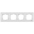 Рамка Біла 4- на  горизонт. Karre VIKO (90960203)