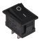 Перемикач клавішний КП -  5  6A/220W черный KSD1-101 (505408ч) A0140040050