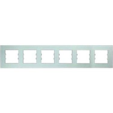 Schneider Electric Asfora алюміній рамка горизонтальна 6 - на (ЕРН5800661)