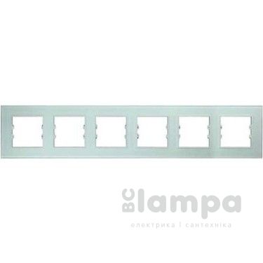 Schneider Electric Asfora алюміній рамка горизонтальна 6 - на (ЕРН5800661)
