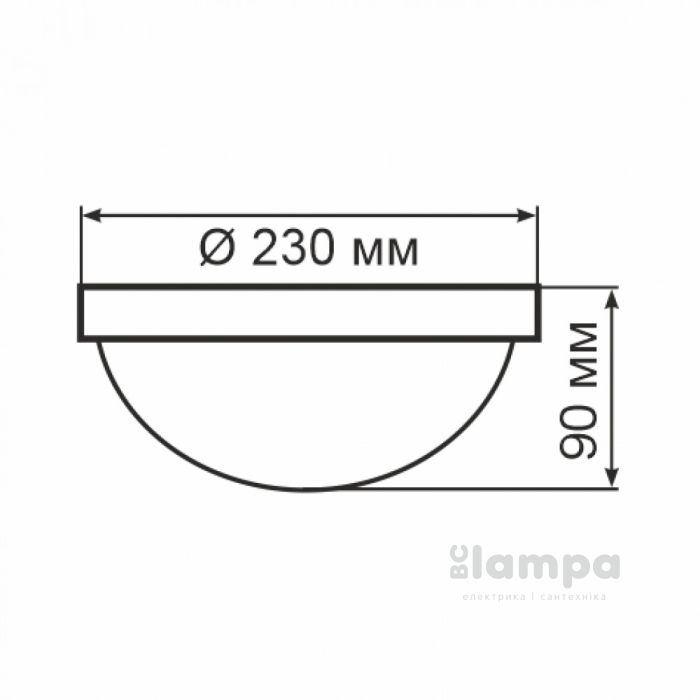 Светильник настенный ERKA 1126 белый / прозрачный 26W E27 IP20