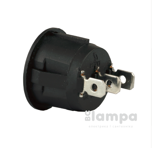 Перемикач клавішний КП - 16 10А/220В черный Ø16mm KSD1 (505435/169969)