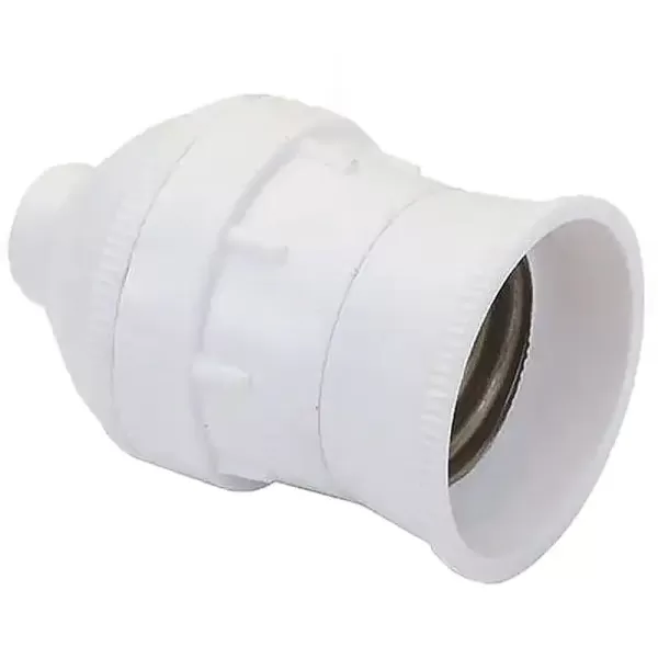 Патрон білий карболіт Е27 DE-PA 11120 (992673)