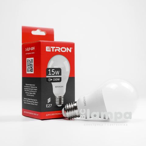 Лампа ETRON LED A65 15W 4200K E27 Light Power (1-ELP-004)