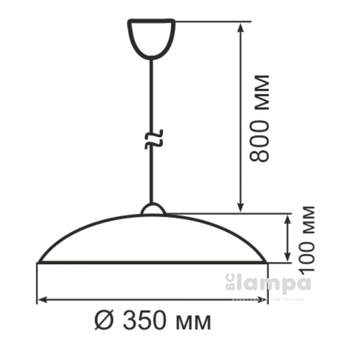 Светильник потолочный ERKA 1301 60W Е27 розовый