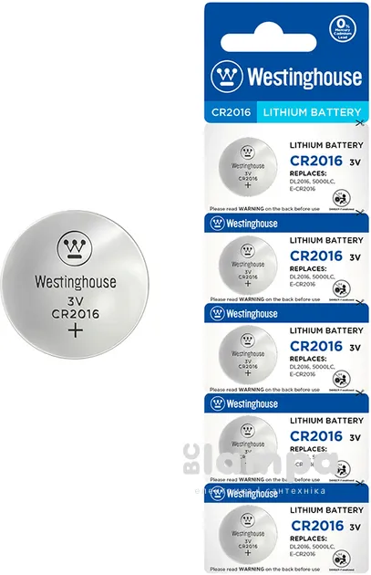 Батарейка CR1616 WESTINGHOUSE