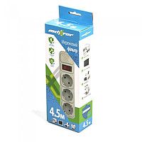 Мережний фiльтр живлення MAXXTRO 4.5m 3 розетки сірий 0.5mm²  (SPM3-G-15G)