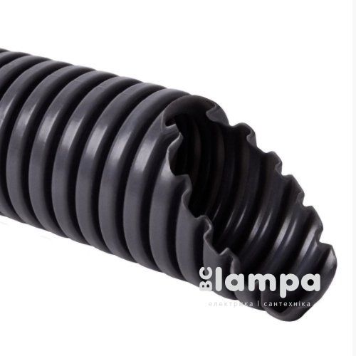 Труба гофрована КОПОС Monoflex Ø20 мм з протяжкою, чорна 1420 (K50D)