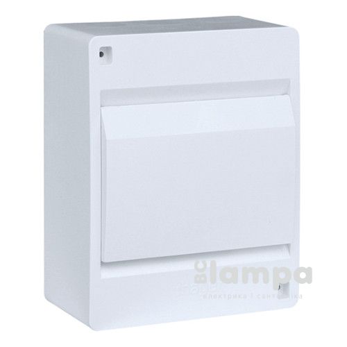 Hager Cosmos щит розподільчий зовн.устан  6 мод. білі дверцята, пластик 664099 (VD106PD)