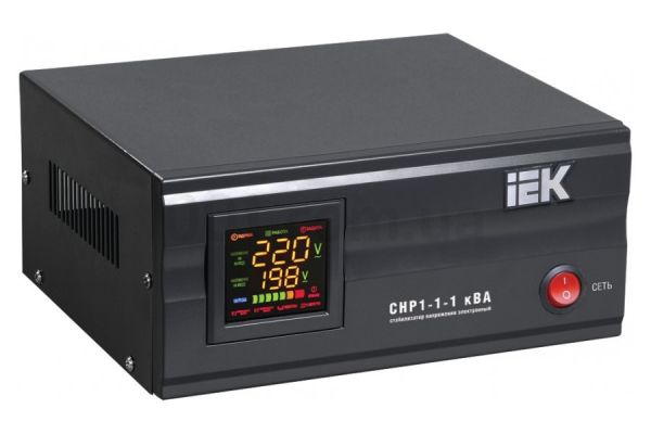 Стабілізатор напруги СНР1-1 1кВА електронний стаціонарний ІЕК (IVS21-1-01000)