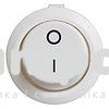 Перемикач клавішний KCD5-2-101 3А/220В WH/WH Ø16mm (A0140040131)