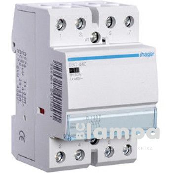 Контактор Hager ESC440 40А 4HО Uc=230V 3мод