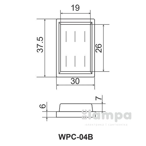 Захисний ковпачок для перемикачів КП -3 WPC-04B (A0140040129) (505498)