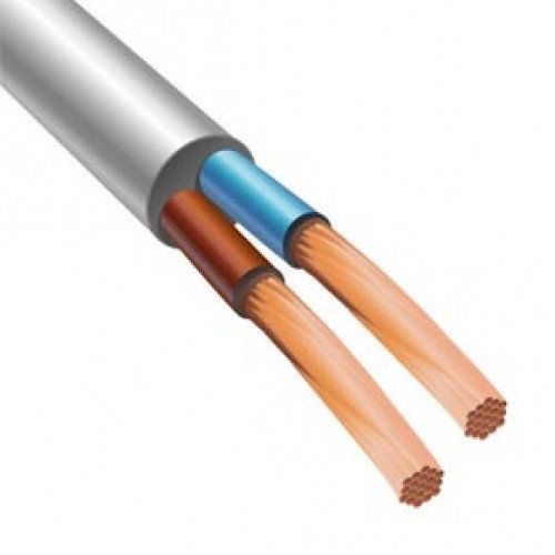 ПВС  2 х 1,0 mm²  Провод ЗЗЦМ