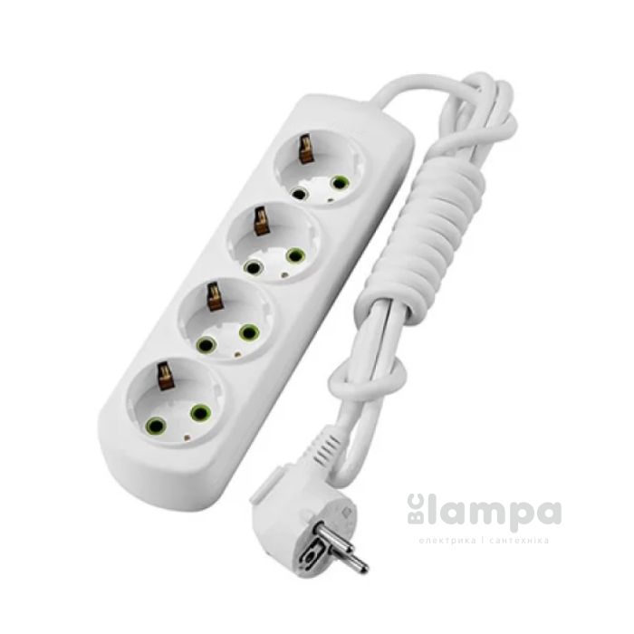 Подовжувач 4гн.  5м  з/к LEZARD LETITIA (721-0405-401)