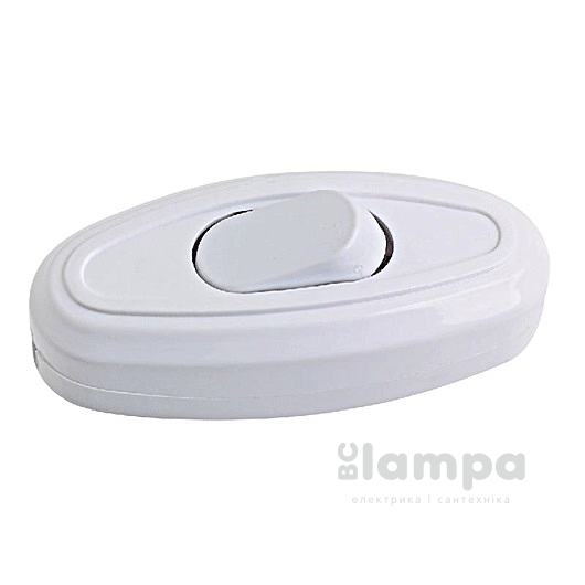 Вимикач Бра клавішний білий LUXEL/ALFA (170518)