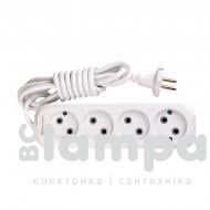 Подовжувач 4гн.  5м  без з/к LUXEL Benefice (LX-7145)