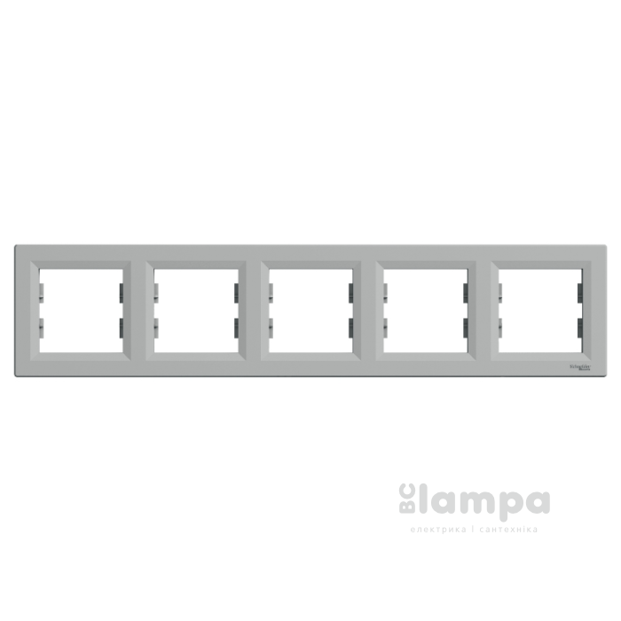 Schneider Electric Asfora алюміній рамка горизонтальна 5 - на (ЕРН5800561)